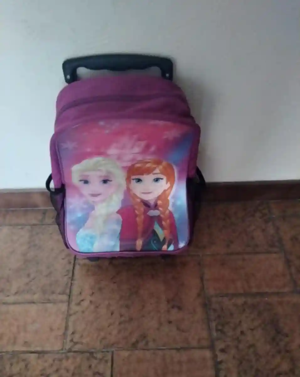 Frozen temalı pembe sırt çantası