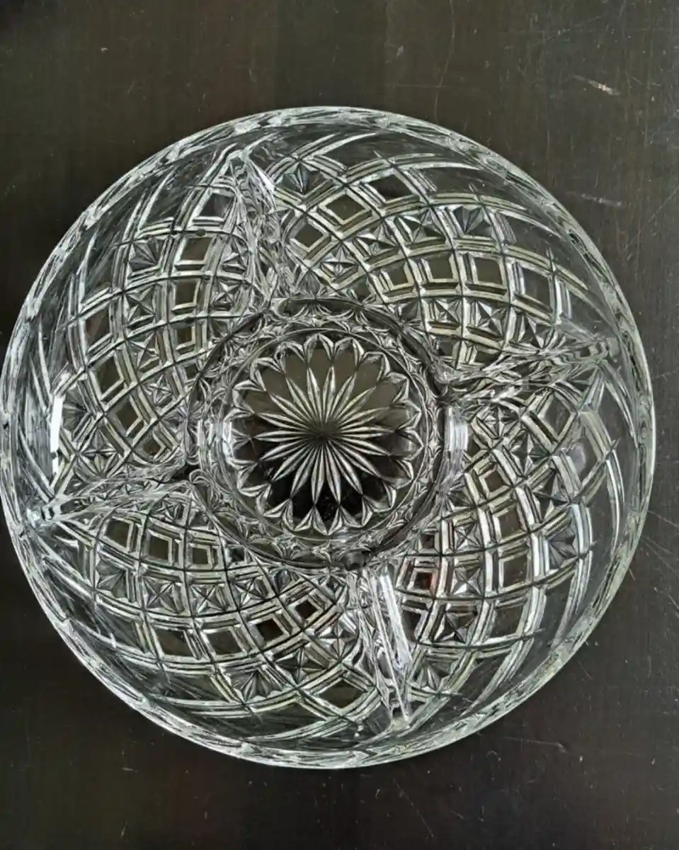 şık kristal dekoratif kase