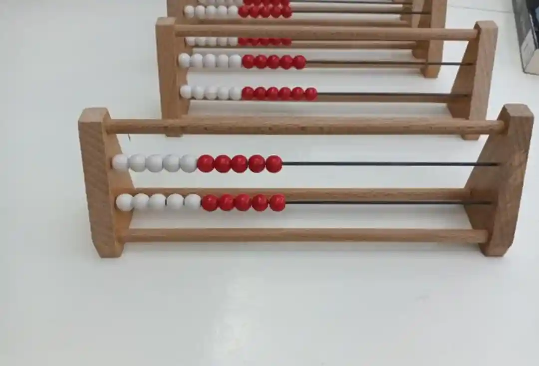 Ahşap abaküs eğitici oyuncak