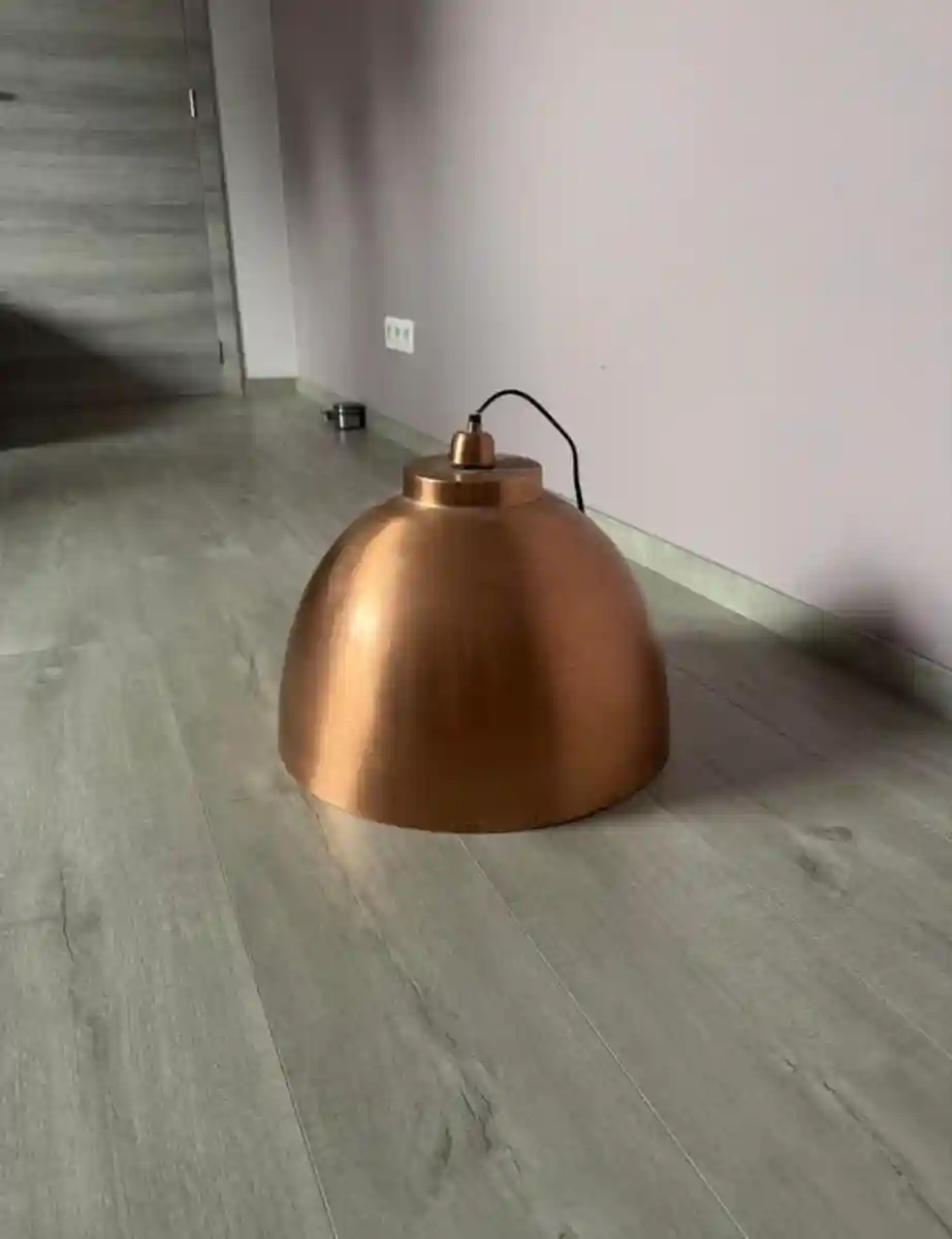 şık bakır avize satılık