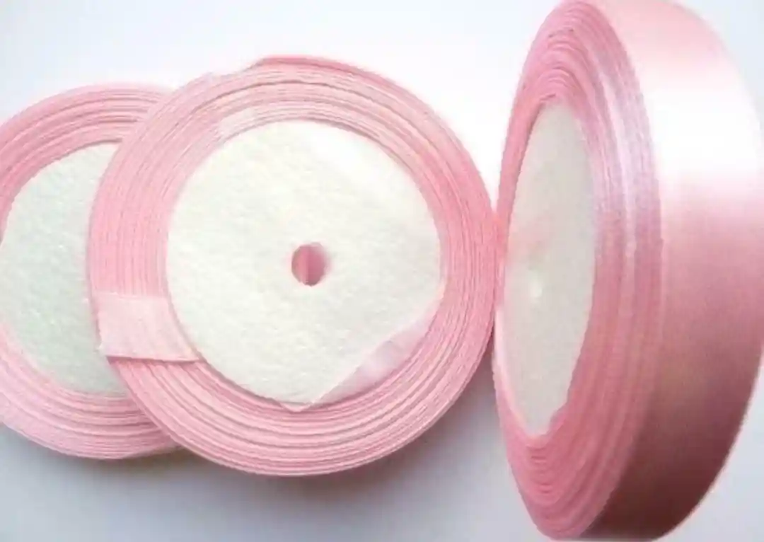 Pembe dekoratif kurdele 3'lü set