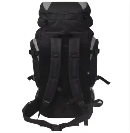 Vidaxl xxl 75 l siyah ve gri yürüyüş sırt çantası ilan görseli