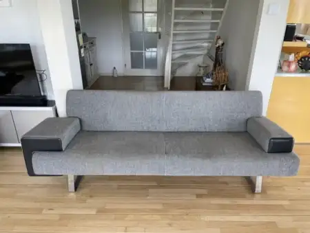şık tasarımlı gri koltuk 320cm