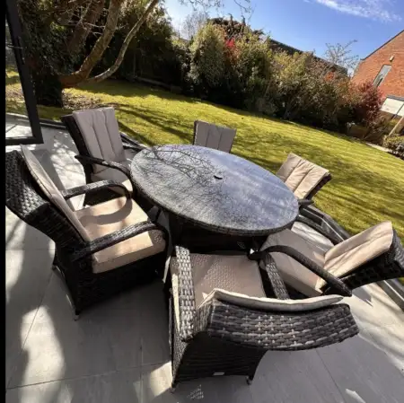 Dış mekan nova rattan yemek takımı ilan görseli