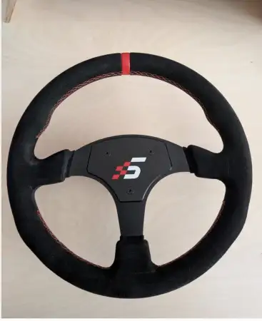 Simagic p-330r alcantara+ hızlı açma özellikli direksiyon simidi ilan görseli