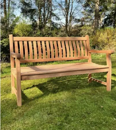 En güzel tik ağacından yapılmış bahçe banklarını stokta
