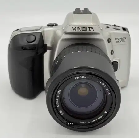 Minolta 500si + sigma 28-105mm - i̇kinci el