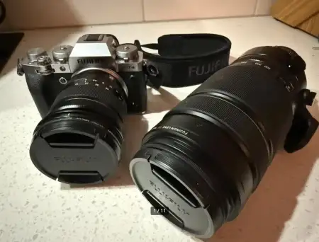 Fujifilm x-t4 / xf 16-80 / xf100-400mm + ekstralar yeni durumda!