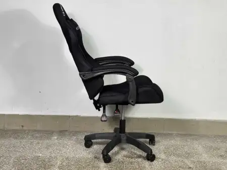 Yeni̇ kumaş ofis oyun koltuğu siyah kumaş oyun koltuğu