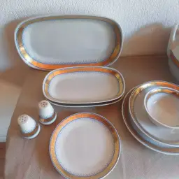 Antika porselen yemek takımı