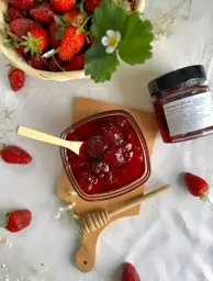 Organik çilek reçeli