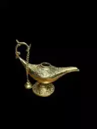 Antika pirinç lamba