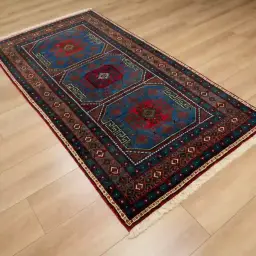 El yapımı yün halı (2x3 m)