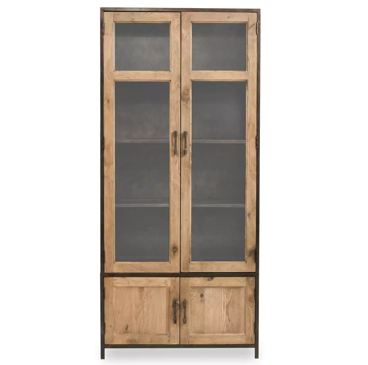 Vintage kitaplık – masif ahşap